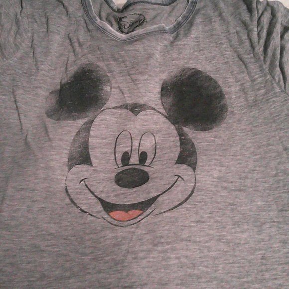 Disney - Grey Women's Mickey Mouse short sleeve,. lightweight t shirt - Size OX - Picture 5 of 10